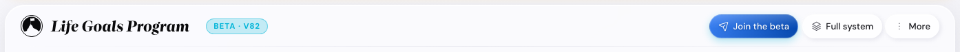 The full topbar showing brand, save status, Feedback, Save, Load, and More buttons