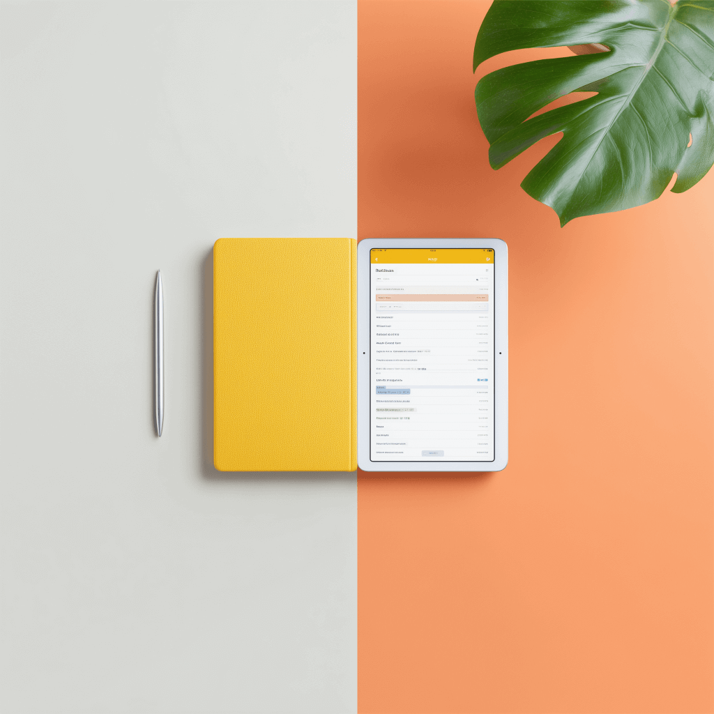 Planner vs. Tablet Computer