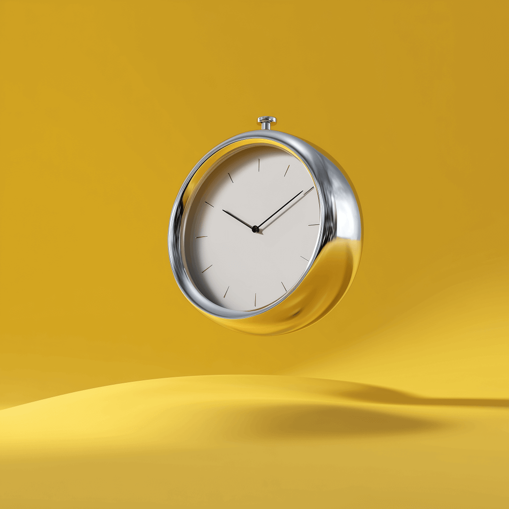 clock symbolizing time