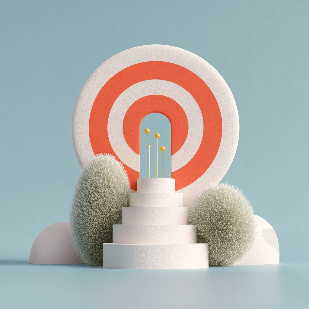 symbolic goal with stairs