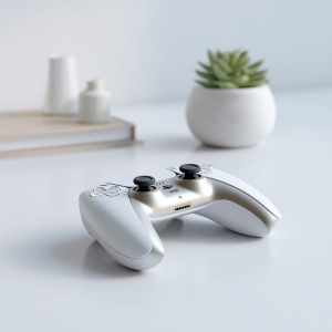 A game controller on a desk as a symbol for gamification of tasks