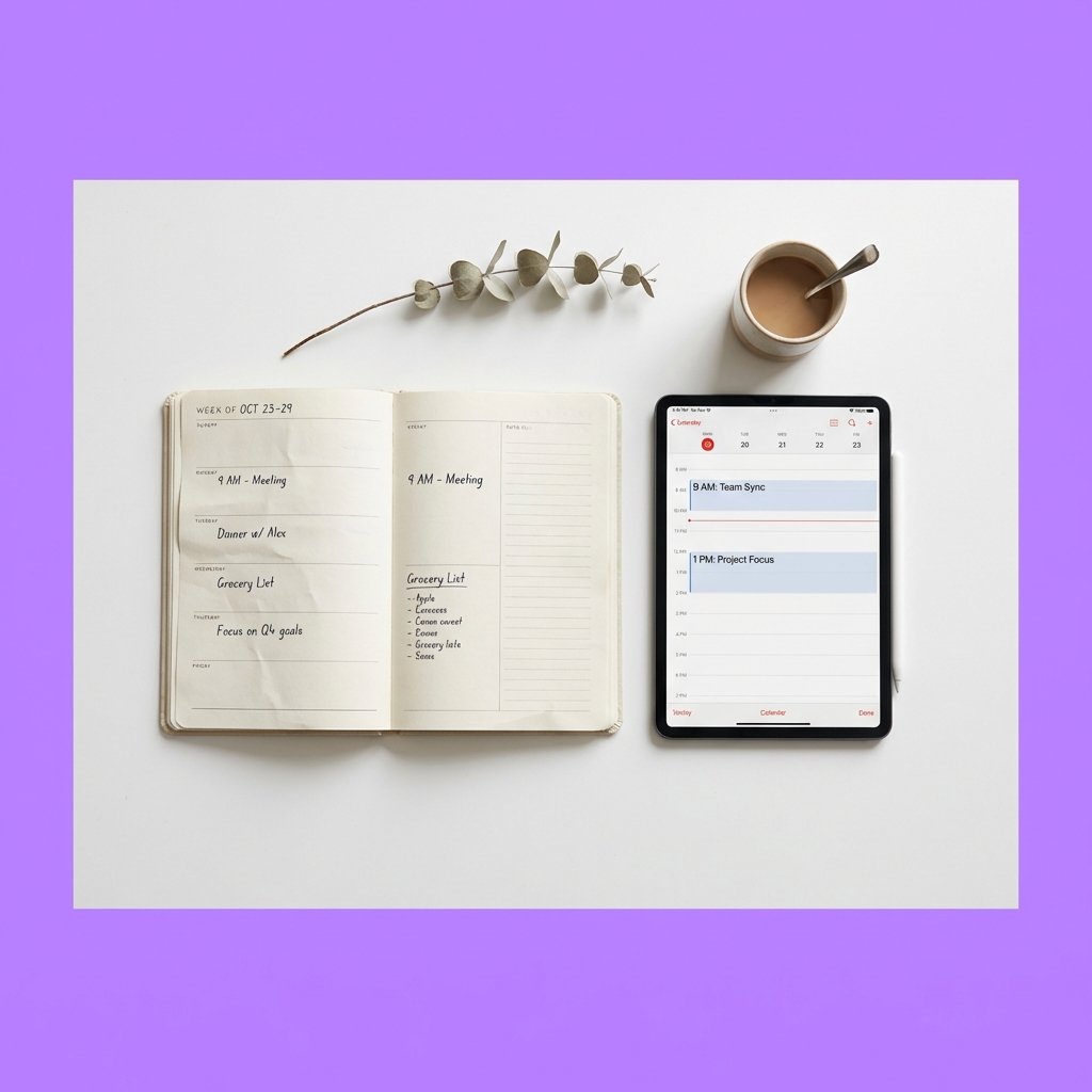 Paper Planner vs Digital Planner: Which Fits Your Brain?