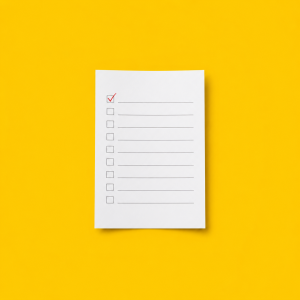 Life Goals Worksheet: Guided Exercises to Find Your Summit Goal - single worksheet page with one box checked in colored ink, rest blank