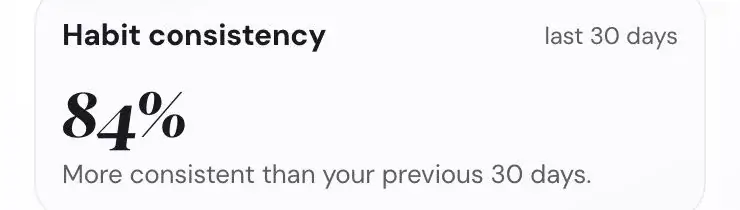 life goals app chip consistency